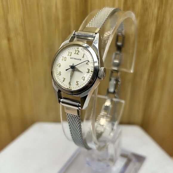 Ladies WITTNAUER Stainless Steel 1960's 17 Jewels Wrist Watch! - Picture 1 of 6